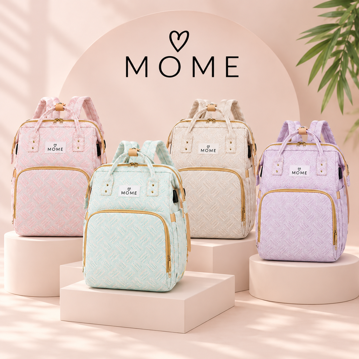 MOMÉ™ תיק האמהות החכם 4 ב־1