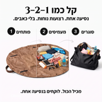 ™EZTOTE – תיק כתף מתקפל ונאסף בשתי שניות